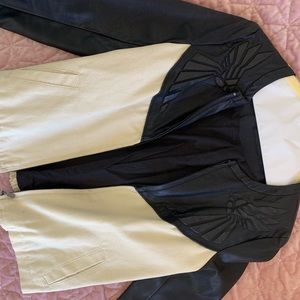Zara leather jacket
